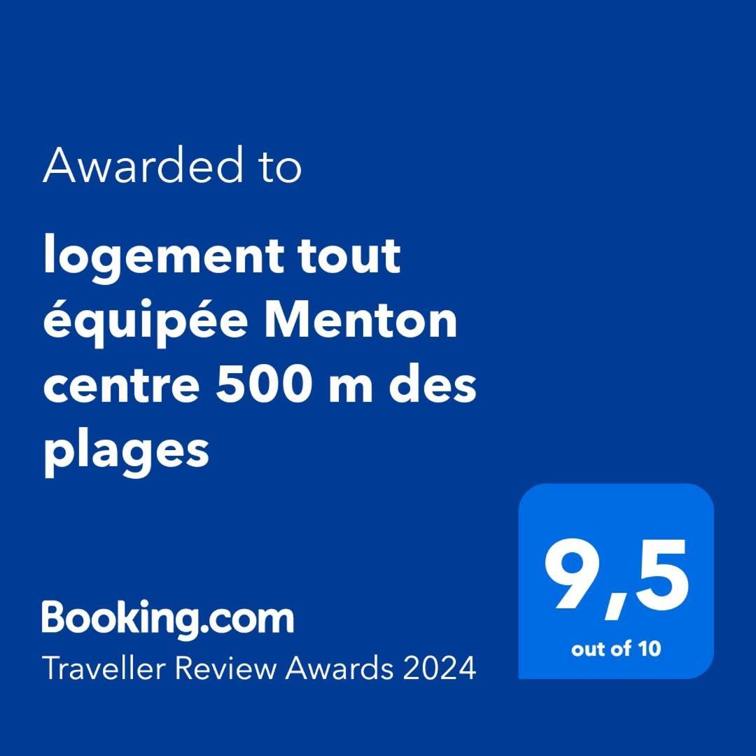 Appartement Tout Equipe Centre Ville Menton Luaran gambar